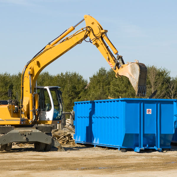what size residential dumpster rentals are available in Quincy WI